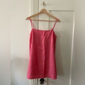 Reformation | Aubree Linen Dress in Snapdragon | Size  XS